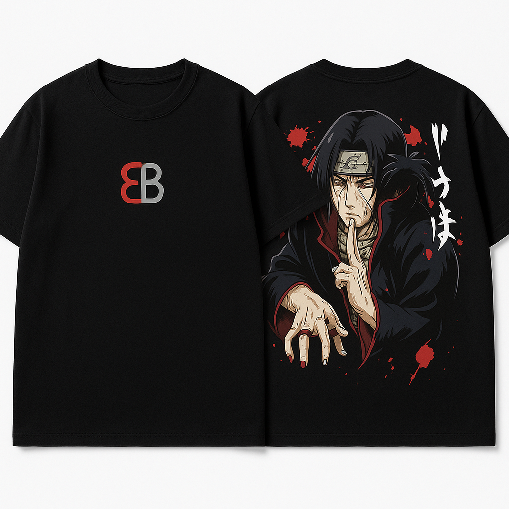 Being Besharam Anime Oversized Cotton Blend T-Shirt for Men