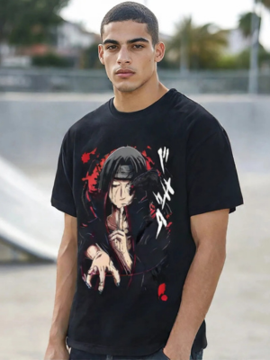 Being Besharam Anime Oversized Cotton Blend T-Shirt for Men
